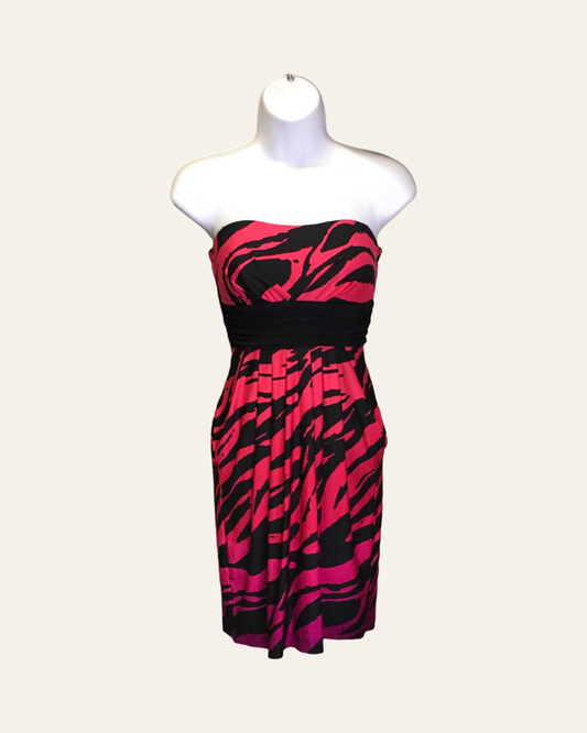Pink Wild Chic Zebra Dress