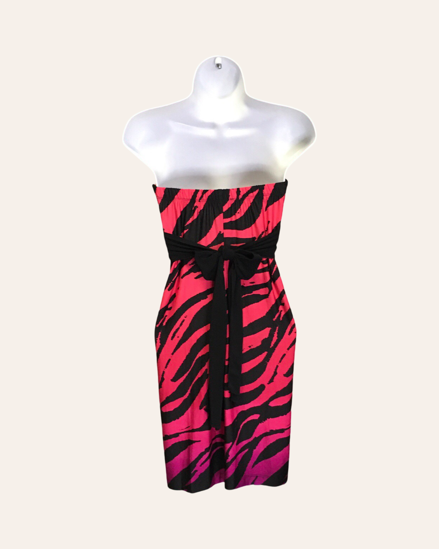 Pink Wild Chic Zebra Dress