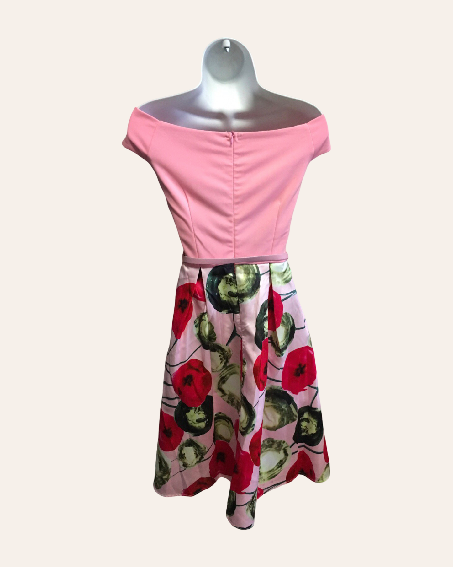 1950's Inspired Pink Dress