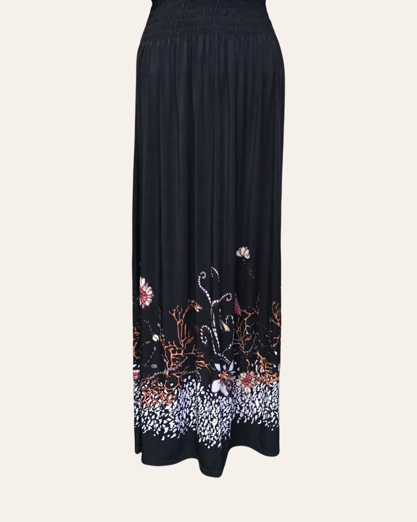 Black Artisan Elegance Dress