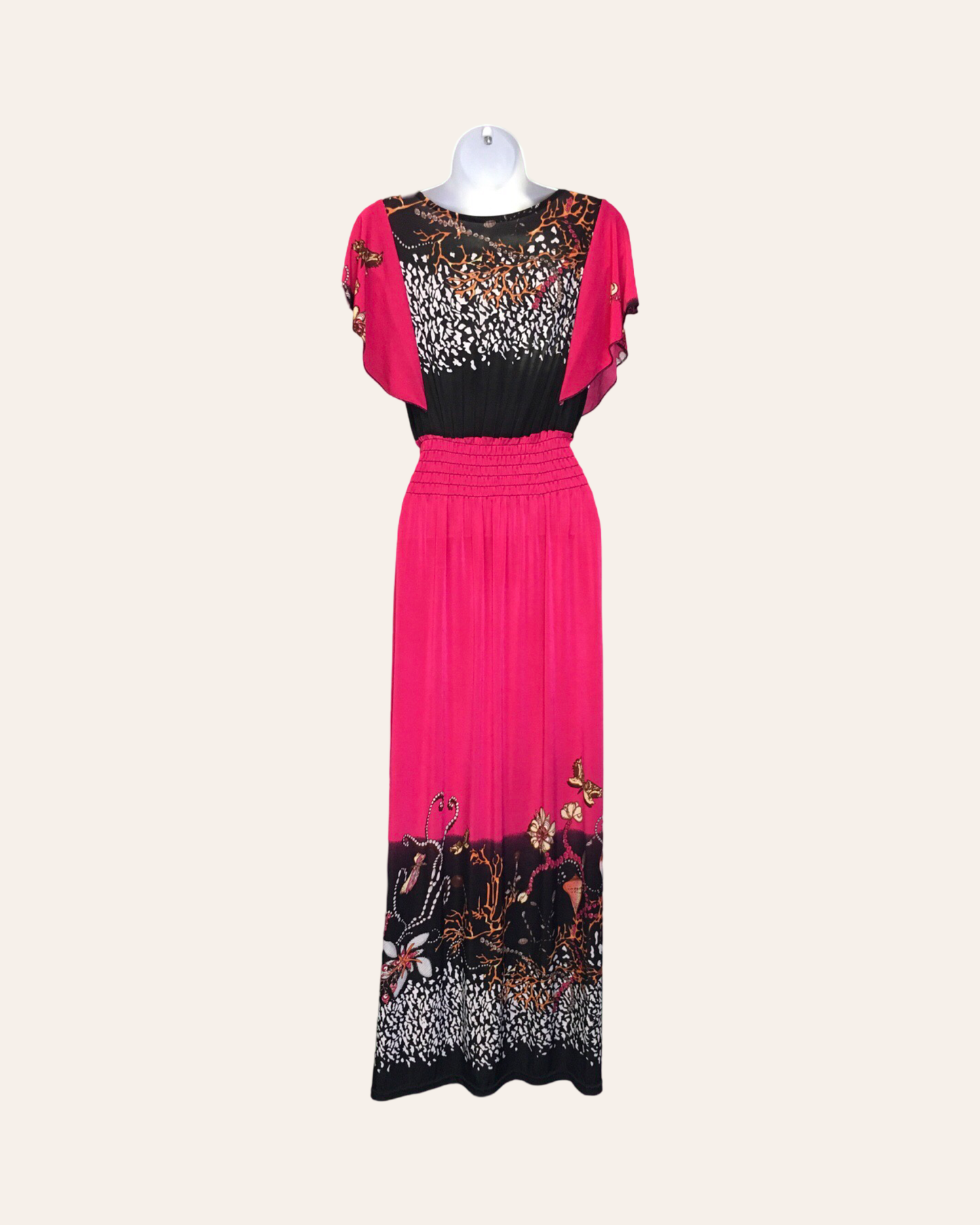 Pink Artisan Elegance Dress