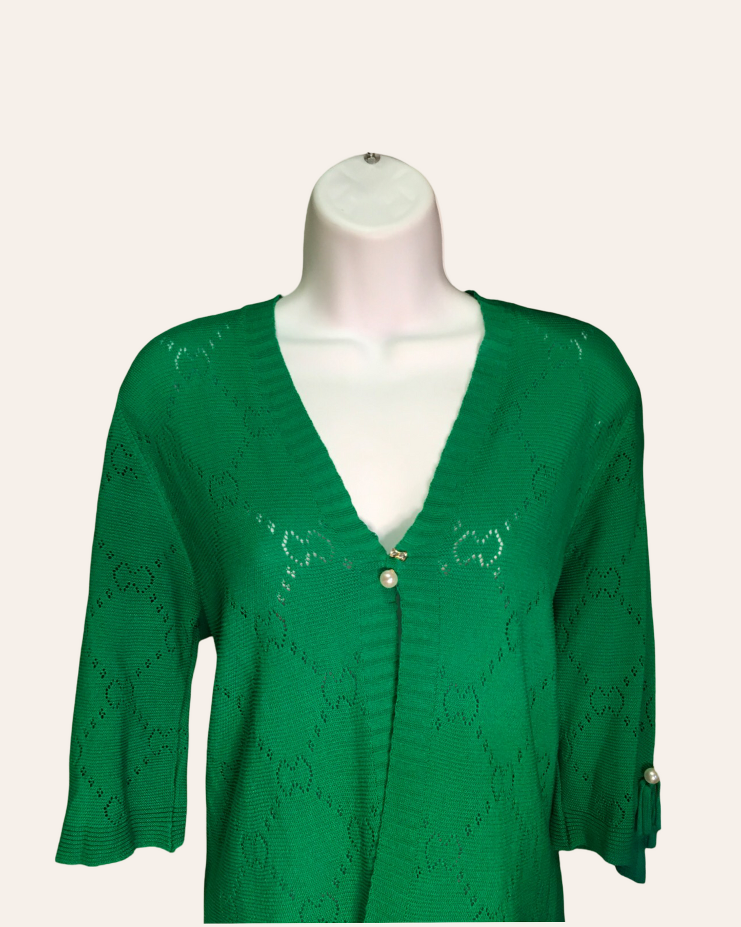 Green Pearl Cardigan