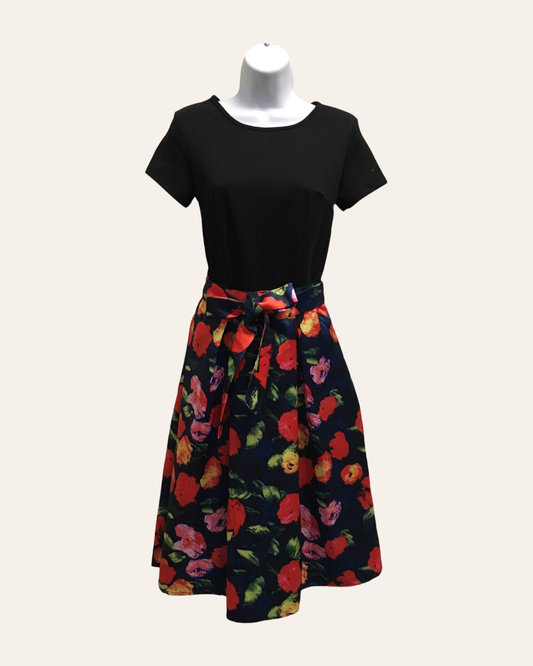 1950's Inspired Black Dress